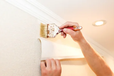 Pose de papier peint à Saint-Pois — revêtements muraux et toiles de verre
